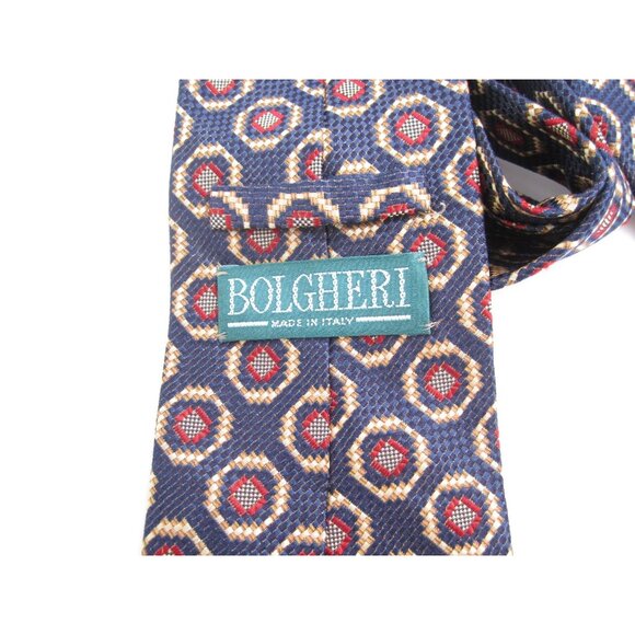 Vintage Men's Bolgheri Franco Silk Neck Tie (NT8) Made in Italy - Picture 4 of 7